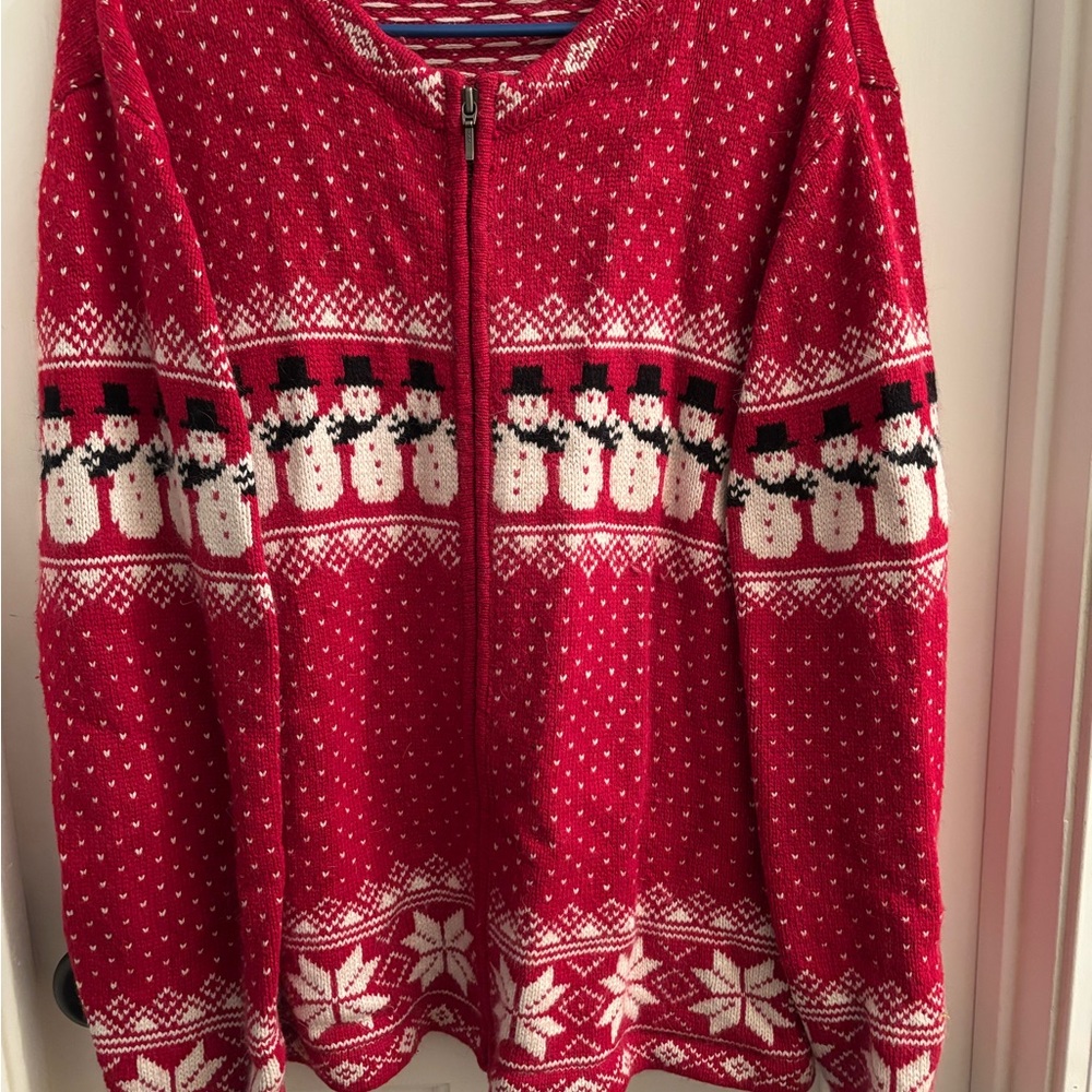 Croft & Barrow Red Knit Sweater